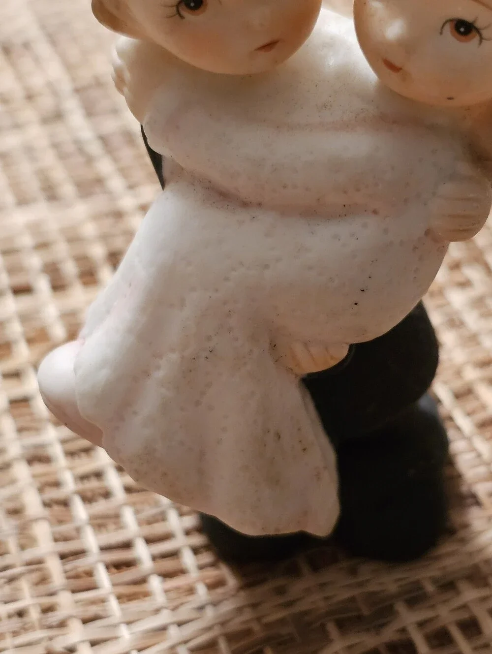 Vintage Lefton Bride & Groom Cake Topper / Figurine